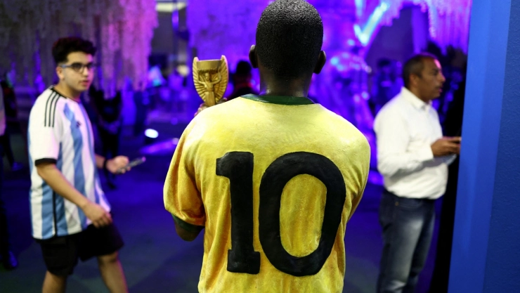 Pelé recibe homenaje en Qatar 2022