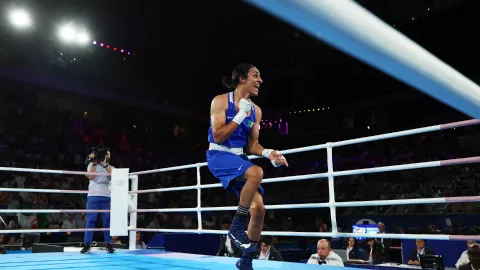 Imane Khelif, boxeadora de Argelia
