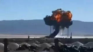 Jet de combate F-16C se estrella cerca del aeropuerto de Trona, California