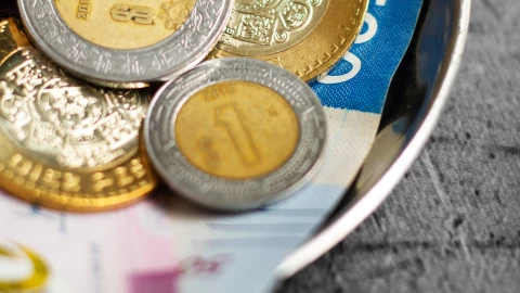 moneda 1 peso mexicana