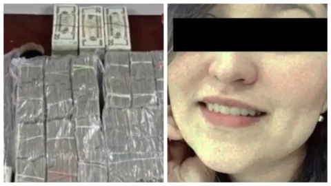 Capturan en frontera de EU a funcionaria de Tamaulipas con 184 mil dólares ocultos en su cuerpo