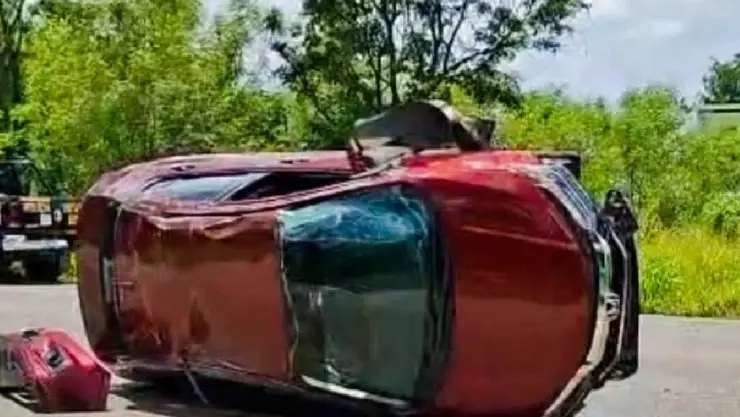 ¡Alarmante! Aparatoso ACCIDENTE en la Mérida-Chicxulub HOY; reportan a madre y bebé lesionados
