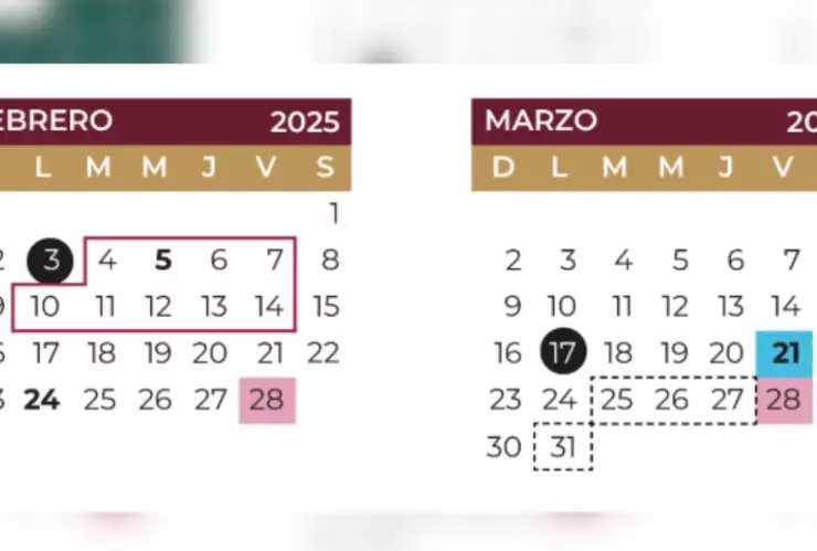 Calendario escolar 2024-2025