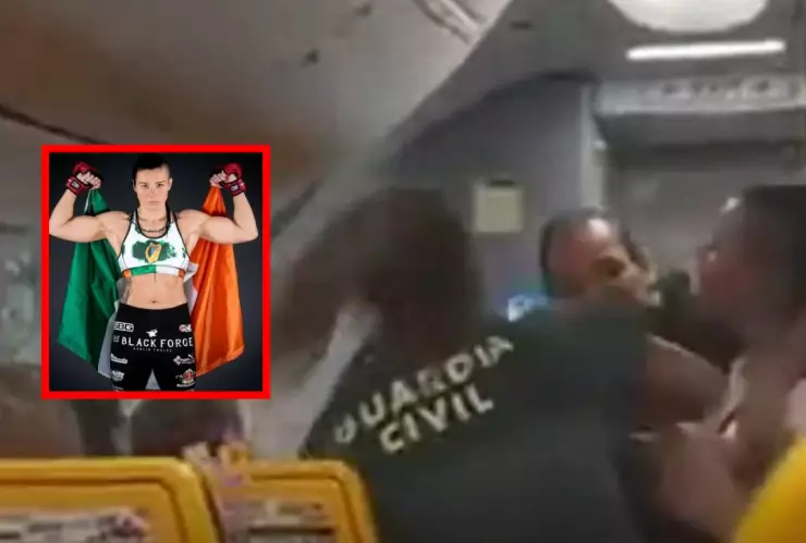 Caos antes del despegue: pasajera MMA hiere a agentes de la Guardia Civil y desata alarma en España