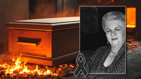 Funeral Paquita la del Barrio cremada e incinerada