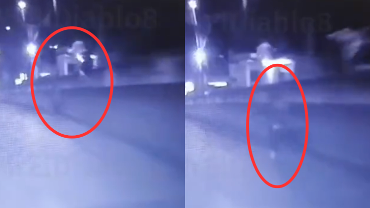 ¿Querían asaltar al conductor? Captan a tres sujetos brincando frente a un auto en Cuajimalpa, CDMX