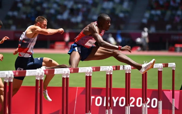 Grant Holloway, en Tokyo 2020