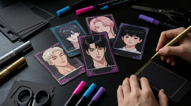 Tarjetas coleccionables de los Saja Boys