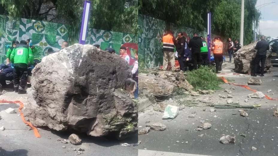FOTOS: Hombre fue aplastado por roca que se desprendió del cerro del Tepeyac durante peregrinación