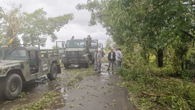 Huracán ‘Roslyn’ en su paso por México.