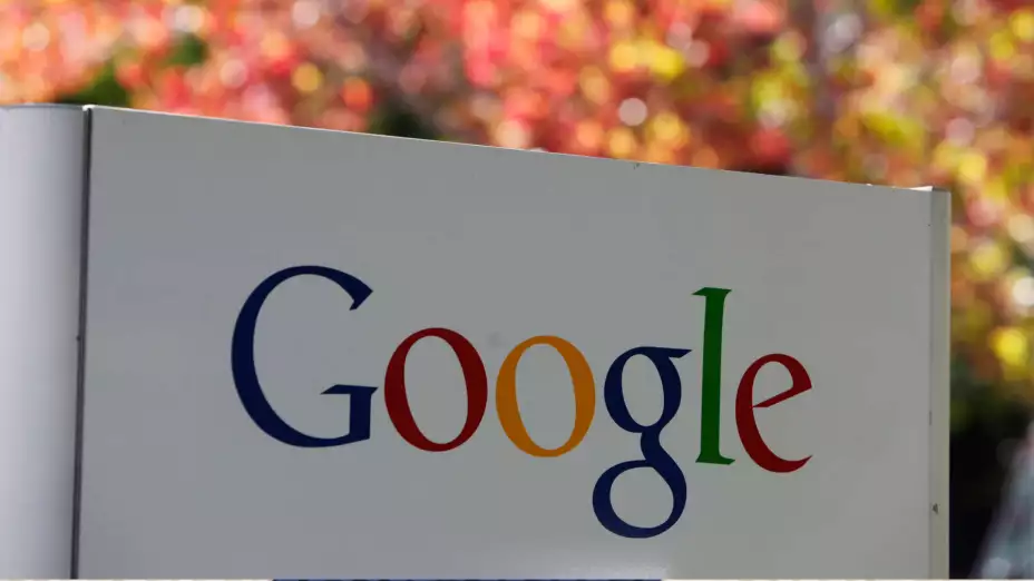 Cartel de Google en Mountain View, California
