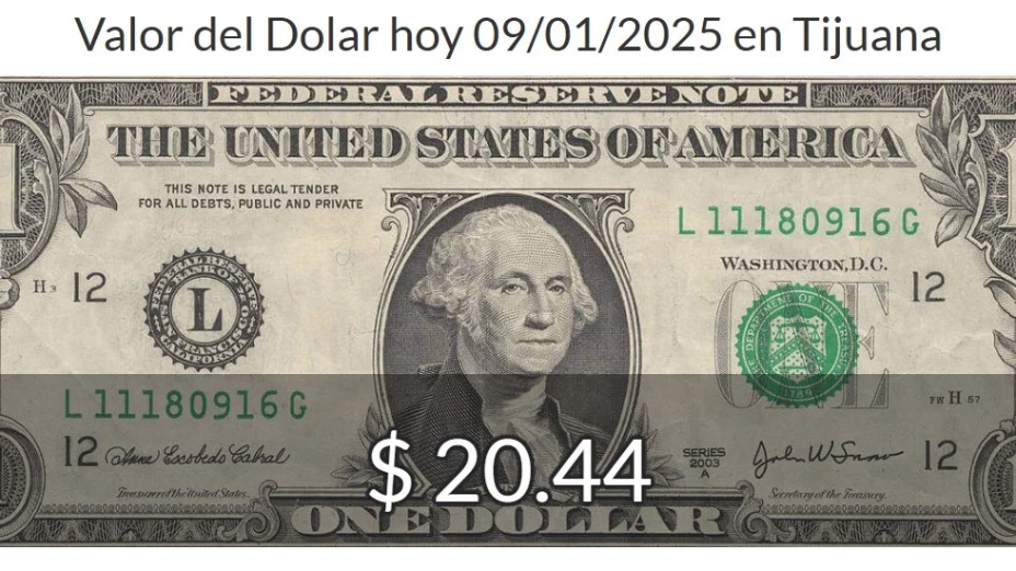 Dólar hoy: Tipo de cambio al 9 de enero 2025 en México