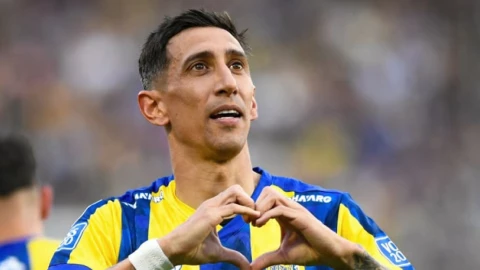 Ángel Di María gol olímpico