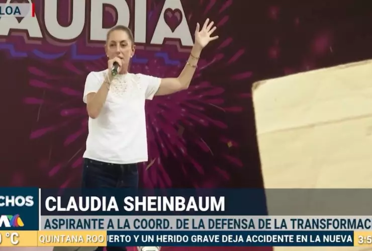 Claudia Sheinbaum visita Culiacán; se encuentra confiada por las encuestas