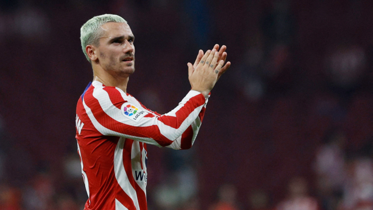 Antoine Griezmann con el Atlético de Madrid