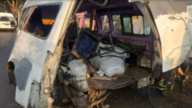 Explosión de combi en Iztapalapa