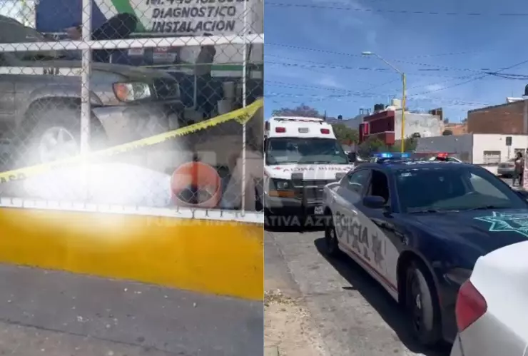 Muere hombre tras quedar prensado por un vehículo en Aguascalientes