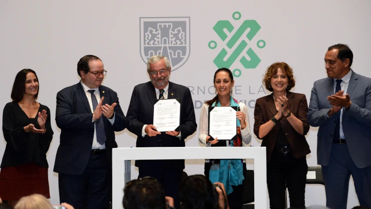 Firman convenio UNAM y gobierno de la CDMX para atender problemáticas