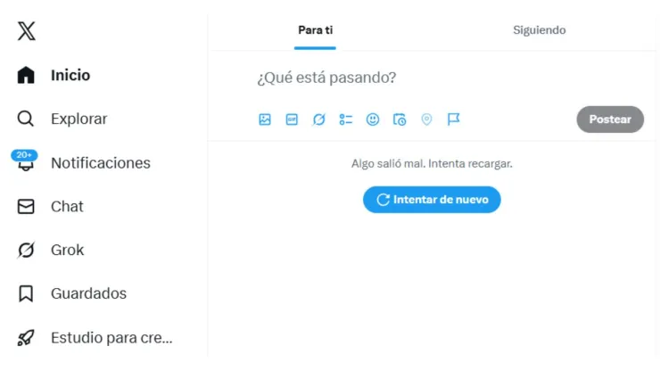 Caída de X, antes Twitter, HOY 18 de marzo 2026: Fallas en la aplicación