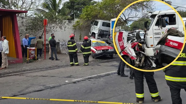 Accidente en Las Bajadas