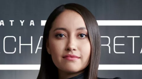 Katya Echazarreta regresa a salvo a la tierra