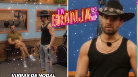 Eleazar Gómez y su momento Nodal más viral de La Granja VIP.