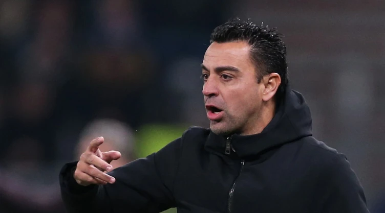 Xavi Hernández, técnico del Barcelona