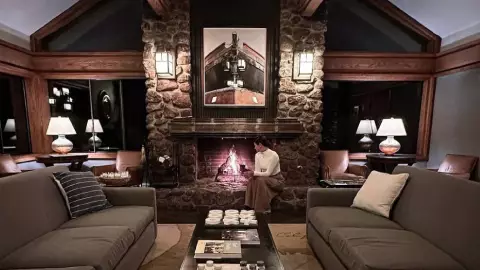 una vista de cómo se ven las lujosas habitaciones por dentro