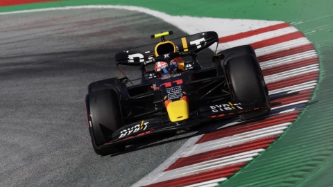 Checo P&eacute;rez en el Gran Premio de Austria