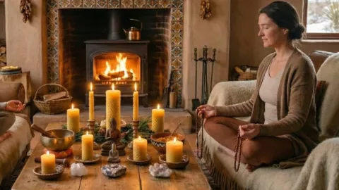 Rituales Solsticio Invierno 2025: Limpieza, velas y energía