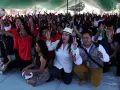 No podía faltar nuestra clásica selfie en el Parque Hidalgo