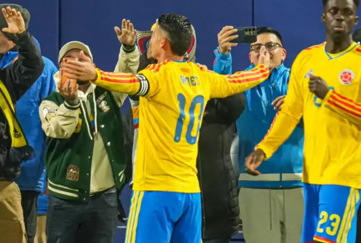 James Rodríguez en Colombia