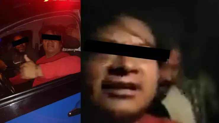 Hombres borrachos roban patrulla