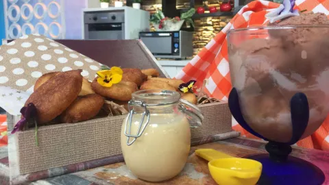 bunuelos con fruta