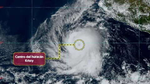 huracán Kristy Categoría 1
