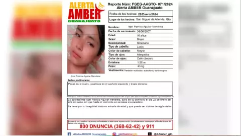 Itzel Patricia Aguilar Mendieta | Alerta Amber Guanajuato