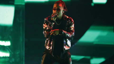 Foto de archivo. El cantante Ozuna actuando en la 19 entrega de los Premios Grammy en Las Vegas, Nevada, EEUU. 15 de noviembre de 2018. Imagen: Reuters