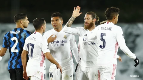 Real Madrid con COVID-19