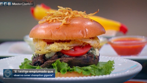 Platillos masterchef méxico, hamburguesa