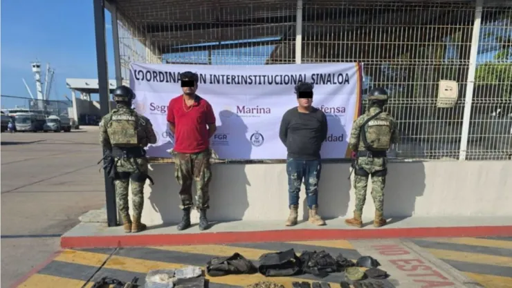 Detienen a dos hombres con lanzagranadas y explosivos en Concordia. .jpg