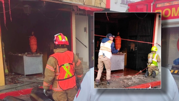 Incendio Taquería San Cristóbal