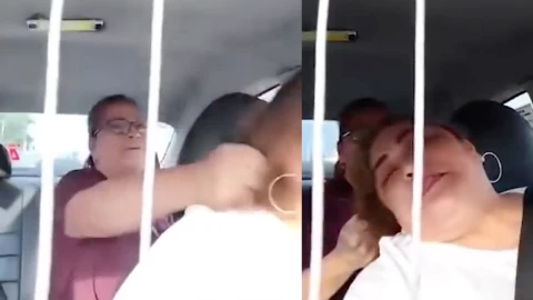 No le gustó la tarifa! Pasajera desgreña y agrede a conductora de taxi tras discutir por el precio del viaje.
