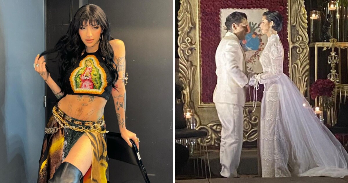 Qué estaba haciendo Cazzu mientras Christian Nodal se casaba con Ángela Aguilar?