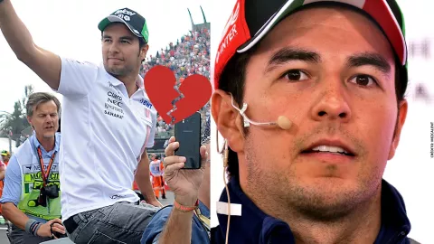 De esta manera exponen infidelidad del piloto Checo Pérez.