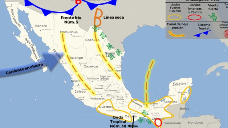 clima mexico 20 de octubre