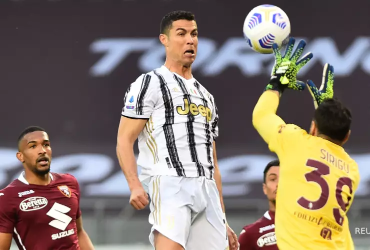 Cristiano Ronaldo ante Torino