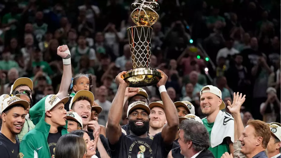 NBA Celtics Jaylen Brown Finals Mavs Dallas Luka Doncic