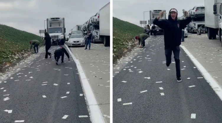 dólares autopista conductores