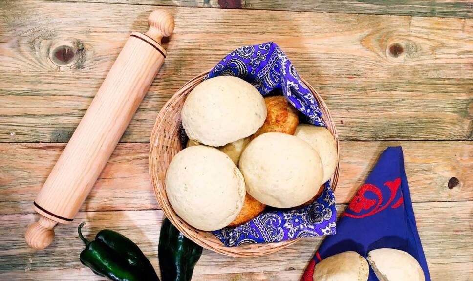 Receta Bollo de poblano