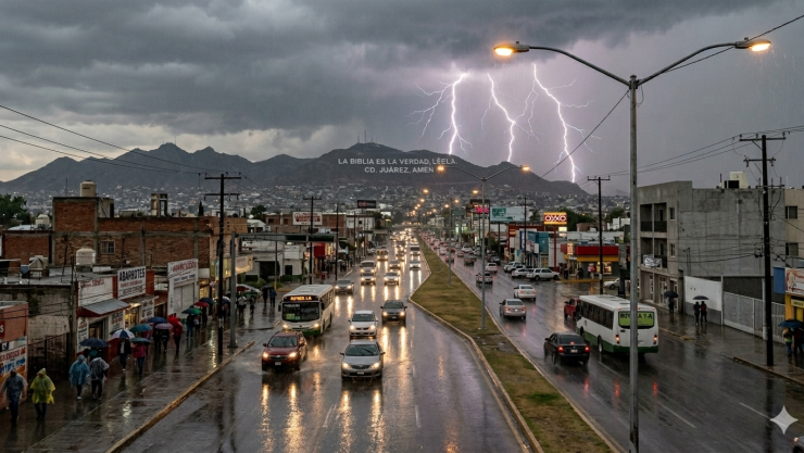 lluvias ciudad juárez